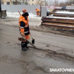 По поручению главы города Лады Мокроусовой в Саратове продолжаются работы по текущему ремонту По поручению главы города Лады Мокроусовой в Саратове продолжаются работы по текущему ремонту