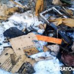 Две лоджии сгорели в Саратове из-за непотушенной сигареты