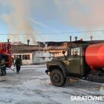 В Энгельсском районе горело предприятие по изготовлению ячеек для яиц