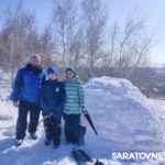 В Саратове построили поселок из Иглу