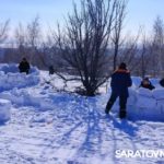 В Саратове построили поселок из Иглу