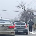Три иномарки столкнулись в Ленинском районе Саратова Три иномарки столкнулись в Ленинском районе Саратова