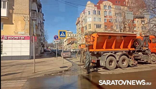 На Мичурина в Саратове разгерметизировался газопровод На Мичурина в Саратове разгерметизировался газопровод