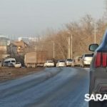В Саратове мужчина пострадал в тройной аварии на объездной до Юбилейного В Саратове мужчина пострадал в тройной аварии на объездной до Юбилейного