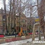 Скоростной трамвай в Саратове: за кольцом «девятки» возобновились строительные работы Скоростной трамвай в Саратове: за кольцом «девятки» возобновились строительные работы
