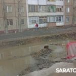 Скоростной трамвай в Саратове: за кольцом «девятки» возобновились строительные работы Скоростной трамвай в Саратове: за кольцом «девятки» возобновились строительные работы