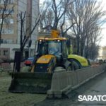 Скоростной трамвай в Саратове: за кольцом «девятки» возобновились строительные работы Скоростной трамвай в Саратове: за кольцом «девятки» возобновились строительные работы