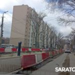 Скоростной трамвай в Саратове: за кольцом «девятки» возобновились строительные работы Скоростной трамвай в Саратове: за кольцом «девятки» возобновились строительные работы