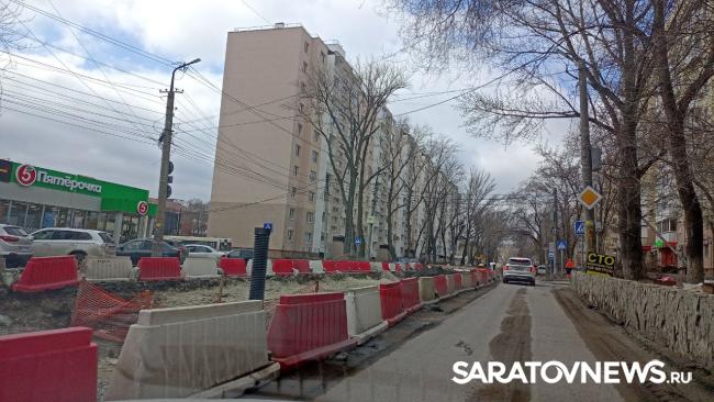 Скоростной трамвай в Саратове: за кольцом «девятки» возобновились строительные работы Скоростной трамвай в Саратове: за кольцом «девятки» возобновились строительные работы
