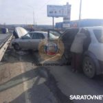 На Вольском тракте в Саратове столкнулись две иномарки На Вольском тракте в Саратове столкнулись две иномарки