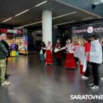В Саратове с хлебом-солью встретили Почетного гражданина Байконура В Саратове с хлебом-солью встретили Почетного гражданина Байконура