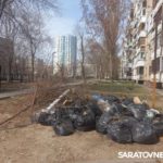 Саратовский регоператор фиксирует захламление площадок для ТКО древесно-растительными отходами Саратовский регоператор фиксирует захламление площадок для ТКО древесно-растительными отходами