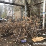 Саратовский регоператор фиксирует захламление площадок для ТКО древесно-растительными отходами Саратовский регоператор фиксирует захламление площадок для ТКО древесно-растительными отходами