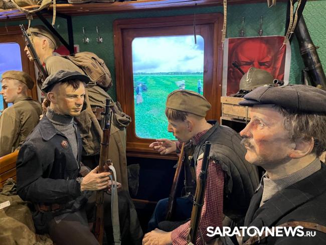 В Саратов прибыл «Поезд Победы» — первая в мире иммерсивная инсталляция, размещенная в движущемся составе поезда! В Саратов прибыл «Поезд Победы» — первая в мире иммерсивная инсталляция, размещенная в движущемся составе поезда!