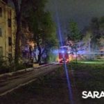 На 1-м Жилучастке Саратова снова горел расселенный дом На 1-м Жилучастке Саратова снова горел расселенный дом