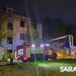 На 1-м Жилучастке Саратова снова горел расселенный дом На 1-м Жилучастке Саратова снова горел расселенный дом