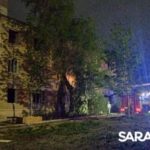 На 1-м Жилучастке Саратова снова горел расселенный дом На 1-м Жилучастке Саратова снова горел расселенный дом