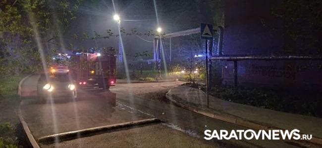 На 1-м Жилучастке Саратова снова горел расселенный дом На 1-м Жилучастке Саратова снова горел расселенный дом