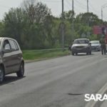В Саратове байкер протаранил «BMW»
