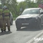 В Саратове байкер протаранил «BMW»