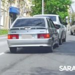 На Горького в Саратове собралась пробка из-за ДТП с «14-й» и «Волгой»
