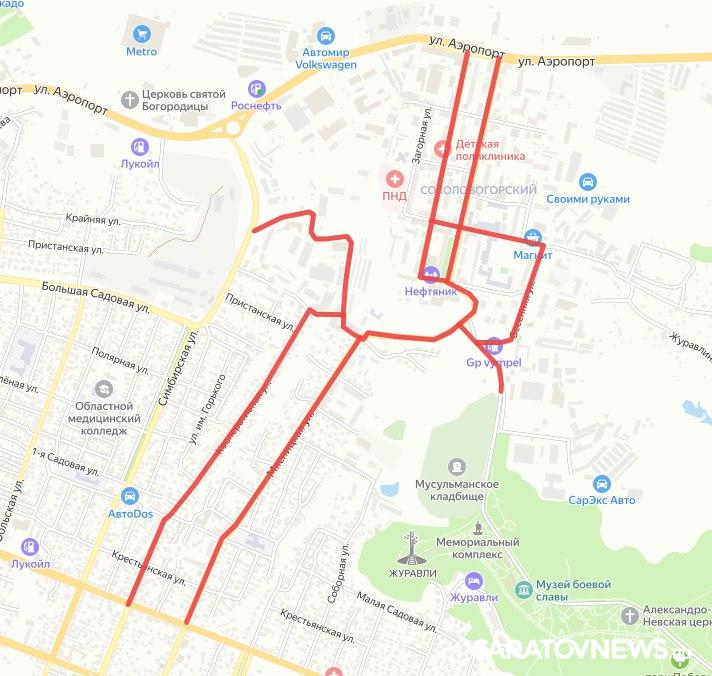 В Саратове ограничат движение транспорта 8 и 9 мая