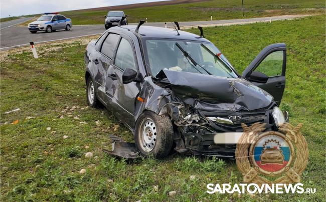 Двое пострадали в ДТП «Грантой» и «Окой» в Дергачевском районе Двое пострадали в ДТП «Грантой» и «Окой» в Дергачевском районе