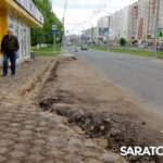 Жители Энгельса возмущены «бордюрами-невидимками»