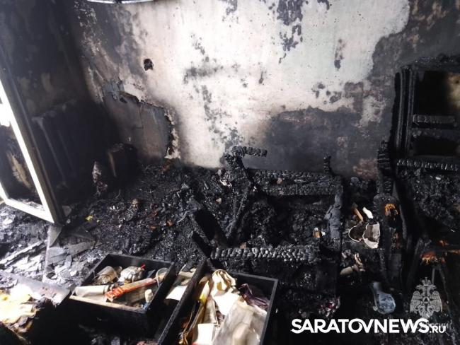 На пожаре в Петровске погибла женщина На пожаре в Петровске погибла женщина