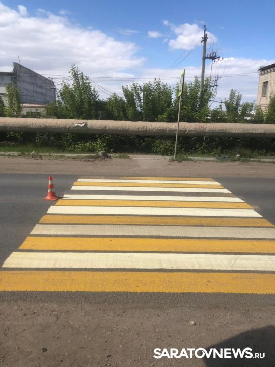 В Энгельсе продолжается обновление пешеходных переходов на городских улицах В Энгельсе продолжается обновление пешеходных переходов на городских улицах