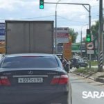 В Саратов затруднен въезд по Вольскому тракту из-за ДТП