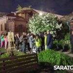 В Ночь музеев саратовцы смотрели в телескоп, играли на волынке и рисовали песком