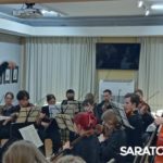 В Ночь музеев саратовцы смотрели в телескоп, играли на волынке и рисовали песком