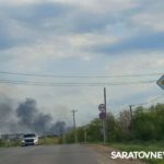 Жители Солнечного наблюдали клубы черного дыма у поселка Зоринский Жители Солнечного наблюдали клубы черного дыма у поселка Зоринский
