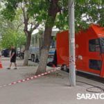 Съемки сериала «Комбинация»: саратовцев удивила вереница трейлеров у консерватории Съемки сериала «Комбинация»: саратовцев удивила вереница трейлеров у консерватории