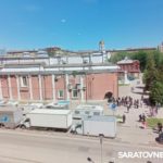 Съемки сериала «Комбинация» в Саратове переместились к кинотеатру «Победа»
