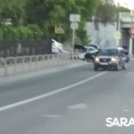 На въезде на мост Саратов-Энгельс столкнулись две иномарки На въезде на мост Саратов-Энгельс столкнулись две иномарки