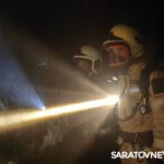На территории саратовской горбольницы дымился склад