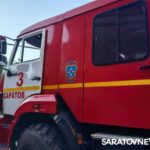 На территории саратовской горбольницы дымился склад