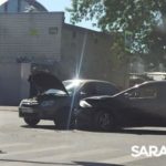 У Сенного в Саратове «Форд» и «Лада» блокировали движение транспорта У Сенного в Саратове «Форд» и «Лада» блокировали движение транспорта