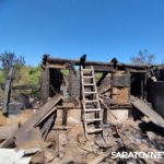 Хозяин дома в Юрише выбрался через окно из горящего дома