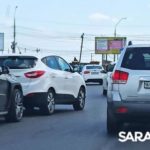 Mercedes влетел в Hyundai на улице Аэропорт в Саратове