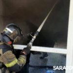В Балакове горел магазин в пятиэтажке: эвакуировали 28 жильцов В Балакове горел магазин в пятиэтажке: эвакуировали 28 жильцов