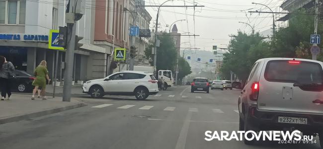 Поле грозы в Саратове не работают светофоры