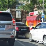 ДТП на кольце НИИ в Саратове создало многокилометровую пробку на Шехурдина