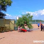 Энгельсский пляж встречает отдыхающих Энгельсский пляж встречает отдыхающих