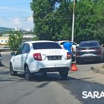 Старый «немец» протаранил нового «китайца» на Танкистов в Саратове