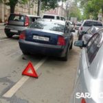 На улице Чернышевского в Саратове столкнулись две легковушки На улице Чернышевского в Саратове столкнулись две легковушки