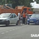 В Саратове столкнулись четыре автомобиля
