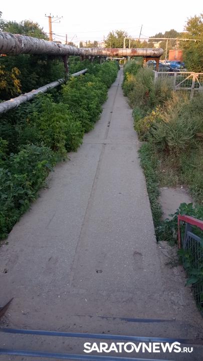 Саратовцы просят благоустроить тротуар у моста на улице Беговой Саратовцы просят благоустроить тротуар у моста на улице Беговой